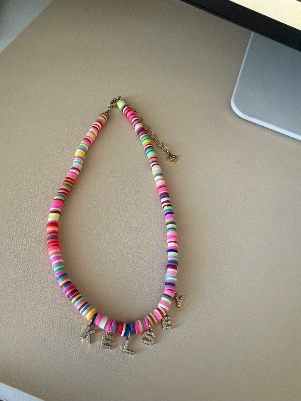 Custom Colorful Name Necklace-Kelsey